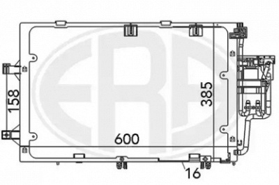 ERA 667098 -  Конденсатор, кондиционер