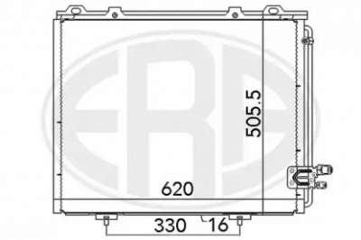 ERA 667103 -  Конденсатор, кондиционер