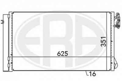 ERA 667104 -  Конденсатор, кондиционер