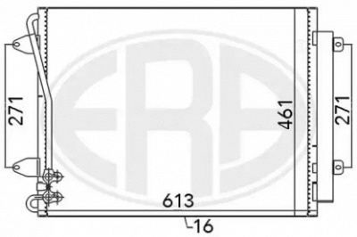 ERA 667108 -  Конденсатор, кондиционер