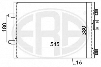 ERA 667113 -  Конденсатор, кондиционер