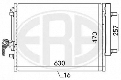ERA 667116 -  Конденсатор, кондиционер