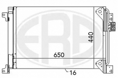 ERA 667117 -  Конденсатор, кондиционер
