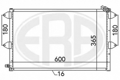 ERA 667126 -  Конденсатор, кондиционер