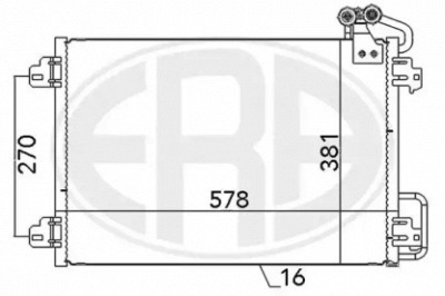 ERA 667127 -  Конденсатор, кондиционер