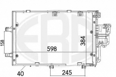 ERA 667129 -  Конденсатор, кондиционер