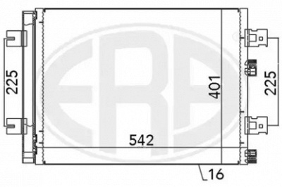 ERA 667130 -  Конденсатор, кондиционер