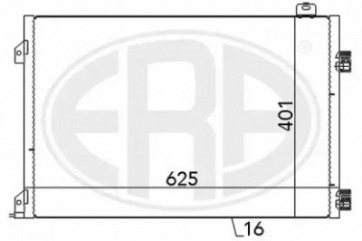 ERA 667131 -  Конденсатор, кондиционер