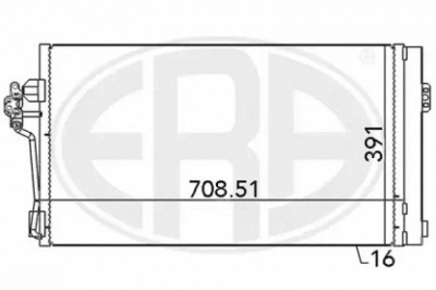 ERA 667139 -  Конденсатор, кондиционер