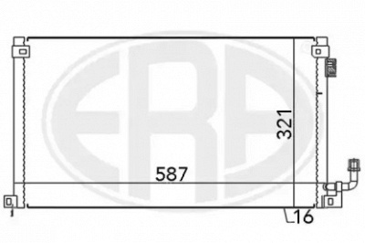 ERA 667141 -  Конденсатор, кондиционер