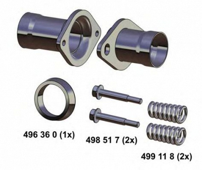 ERNST 043564 -  Рем. комплект, труба выхлопного газа
