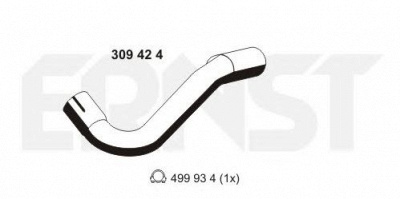 ERNST 309424 -  Труба выхлопного газа