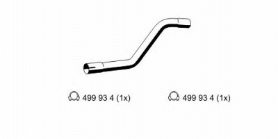 ERNST 311533 -  Труба выхлопного газа