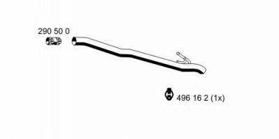 ERNST 341547 -  Труба выхлопного газа