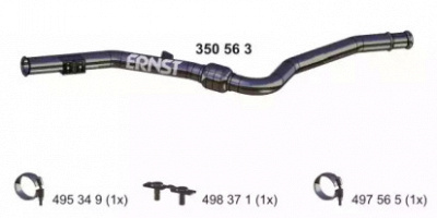 ERNST 350563 -  Труба выхлопного газа