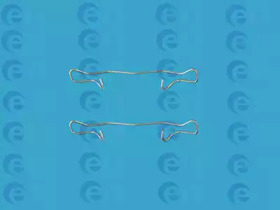ERT 420009 -  Комплектующие, колодки дискового тормоза