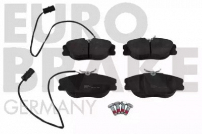 EUROBRAKE 5502221009 -  Комплект тормозных колодок, дисковый тормоз