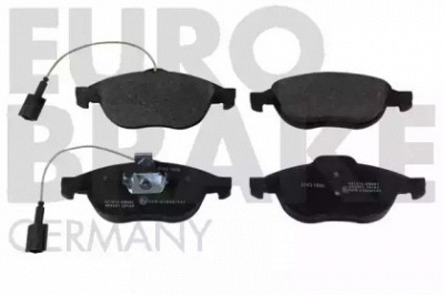 EUROBRAKE 5502221016 -  Комплект тормозных колодок, дисковый тормоз