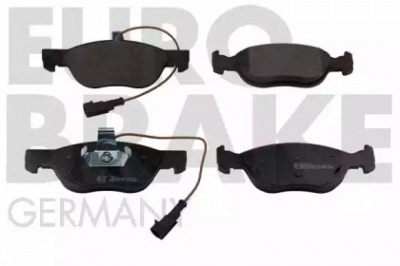 EUROBRAKE 5502221017 -  Комплект тормозных колодок, дисковый тормоз