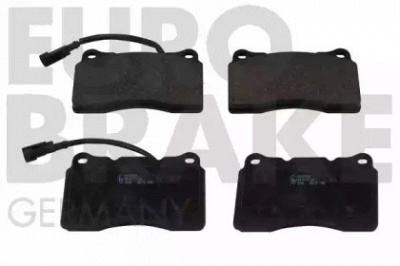 EUROBRAKE 5502221020 -  Комплект тормозных колодок, дисковый тормоз