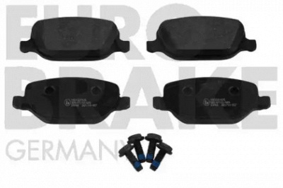 EUROBRAKE 5502221025 -  Комплект тормозных колодок, дисковый тормоз