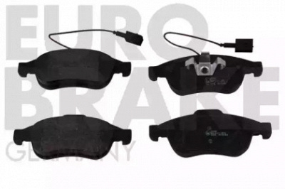 EUROBRAKE 5502221029 -  Комплект тормозных колодок, дисковый тормоз