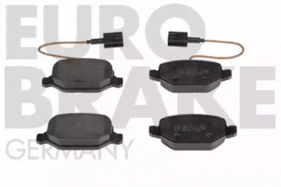 EUROBRAKE 5502221030 -  Комплект тормозных колодок, дисковый тормоз