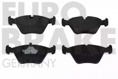 EUROBRAKE 5502221214 -  Комплект тормозных колодок, дисковый тормоз