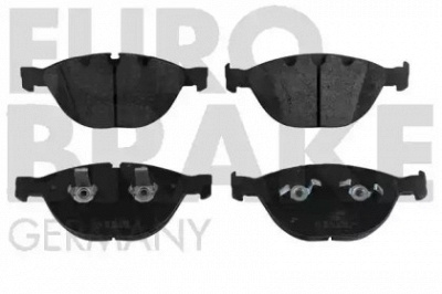 EUROBRAKE 5502221534 -  Комплект тормозных колодок, дисковый тормоз