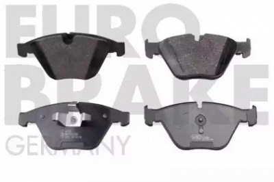 EUROBRAKE 5502221539 -  Комплект тормозных колодок, дисковый тормоз