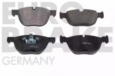 EUROBRAKE 5502221540 -  Комплект тормозных колодок, дисковый тормоз