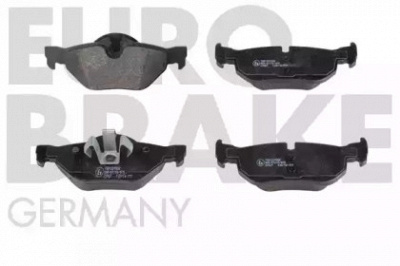 EUROBRAKE 5502221550 -  Комплект тормозных колодок, дисковый тормоз