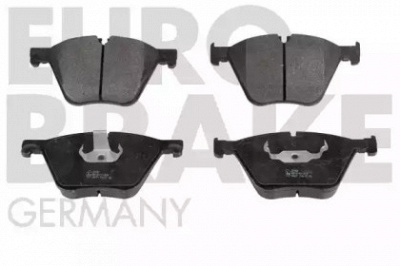 EUROBRAKE 5502221551 -  Комплект тормозных колодок, дисковый тормоз
