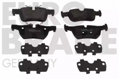 EUROBRAKE 5502221568 -  Комплект тормозных колодок, дисковый тормоз