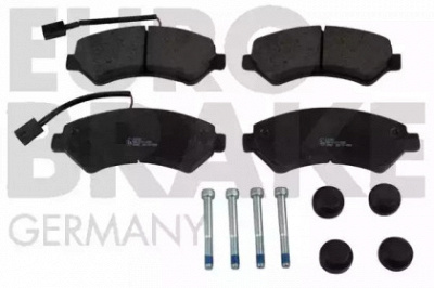 EUROBRAKE 5502221962 -  Комплект тормозных колодок, дисковый тормоз