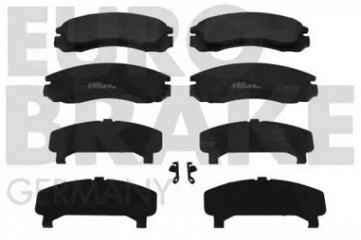 EUROBRAKE 5502221965 -  Комплект тормозных колодок, дисковый тормоз
