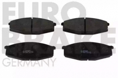 EUROBRAKE 5502222208 -  Комплект тормозных колодок, дисковый тормоз