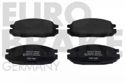 EUROBRAKE 5502222213 -  Комплект тормозных колодок, дисковый тормоз