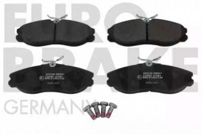 EUROBRAKE 5502222238 -  Комплект тормозных колодок, дисковый тормоз