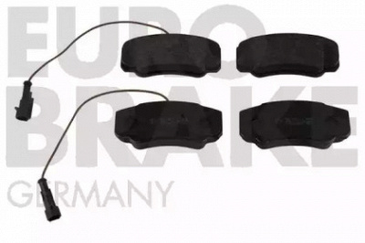 EUROBRAKE 5502222267 -  Комплект тормозных колодок, дисковый тормоз