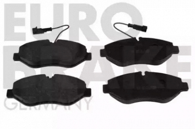 EUROBRAKE 5502222268 -  Комплект тормозных колодок, дисковый тормоз