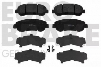 EUROBRAKE 5502222269 -  Комплект тормозных колодок, дисковый тормоз