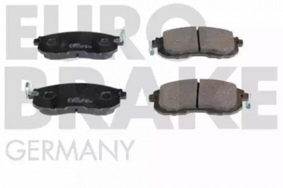 EUROBRAKE 5502222270 -  Комплект тормозных колодок, дисковый тормоз
