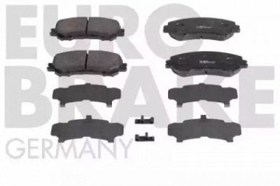 EUROBRAKE 5502222272 -  Комплект тормозных колодок, дисковый тормоз