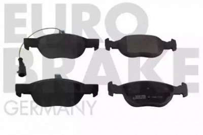 EUROBRAKE 5502222339 -  Комплект тормозных колодок, дисковый тормоз