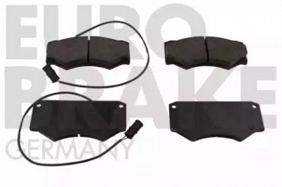 EUROBRAKE 5502222342 -  Комплект тормозных колодок, дисковый тормоз