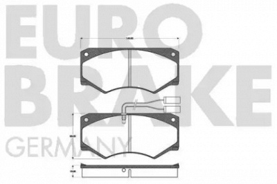 EUROBRAKE 5502222348 -  