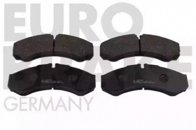 EUROBRAKE 5502222367 -  Комплект тормозных колодок, дисковый тормоз