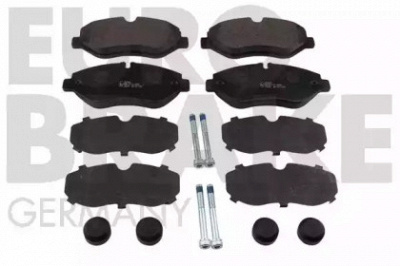 EUROBRAKE 5502222382 -  Комплект тормозных колодок, дисковый тормоз