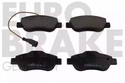 EUROBRAKE 5502222384 -  Комплект тормозных колодок, дисковый тормоз